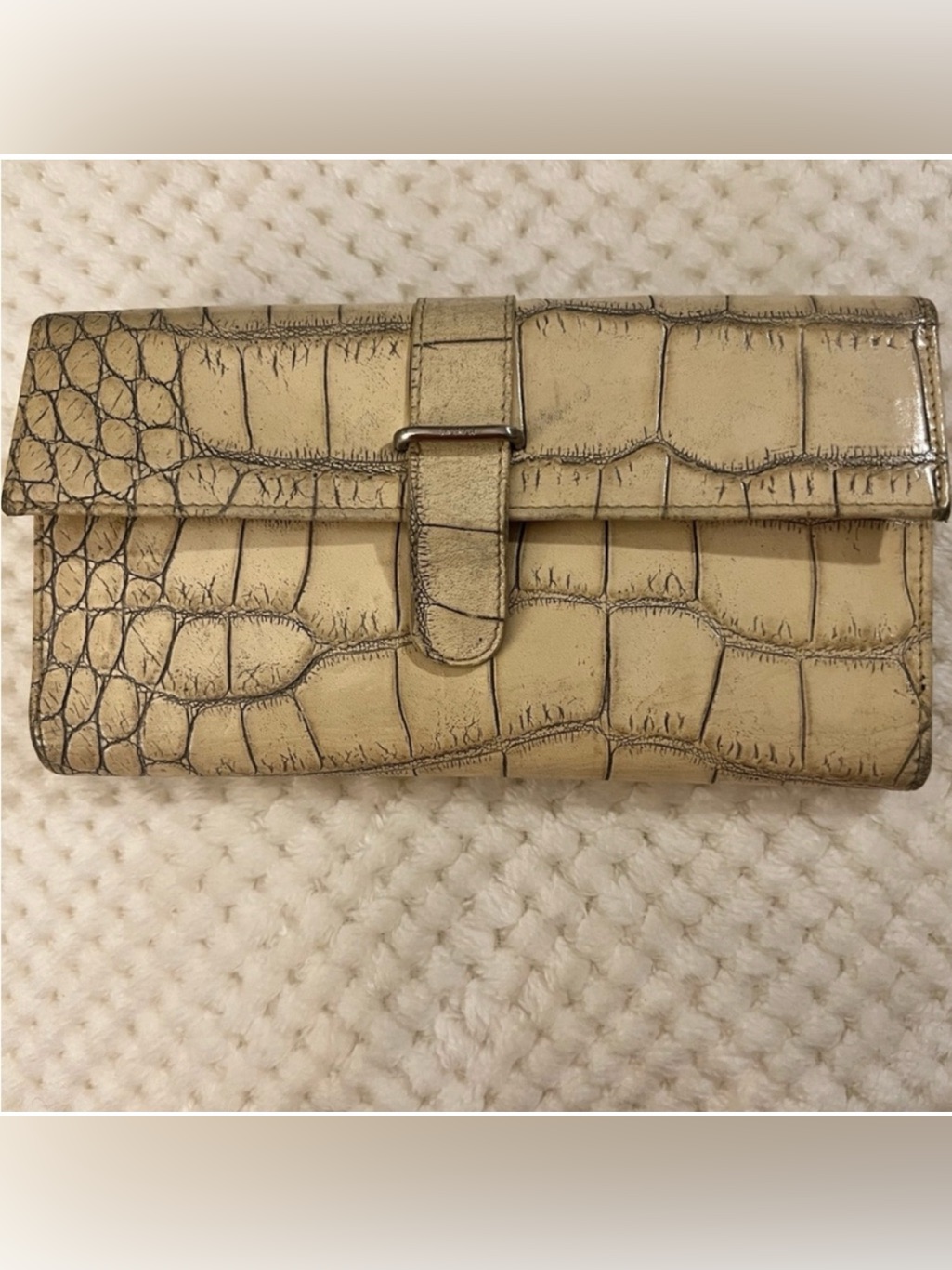 Vintage Furla Crocodile Wallet